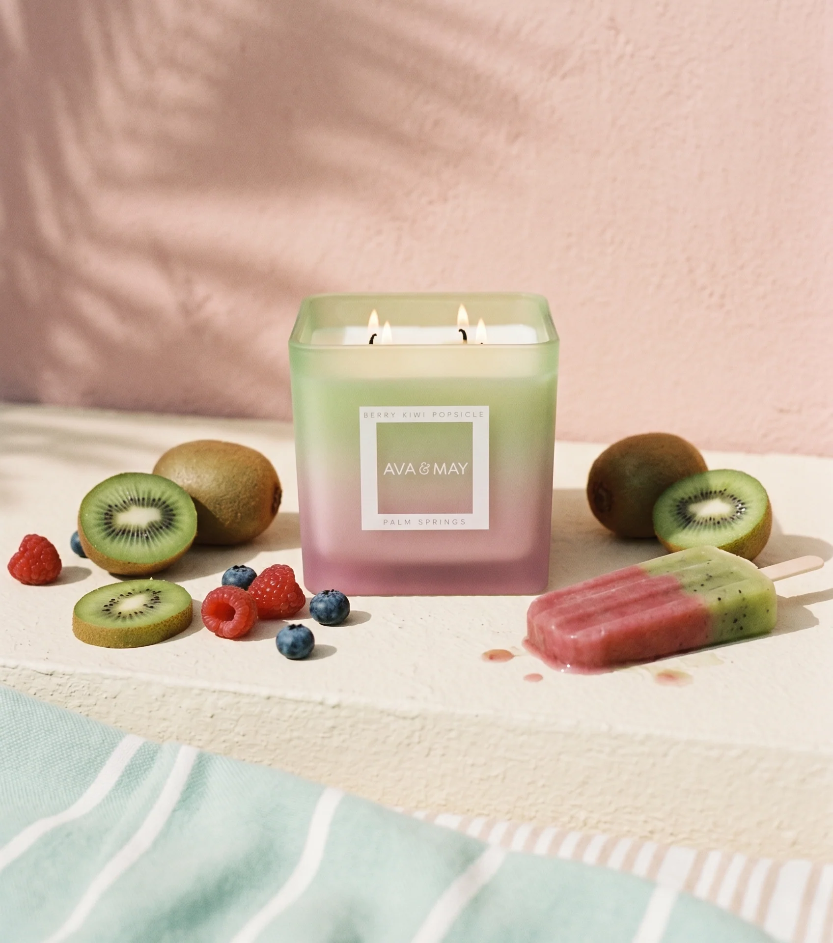 Berry Kiwi Popsicle Große Duftkerze - Image 3
