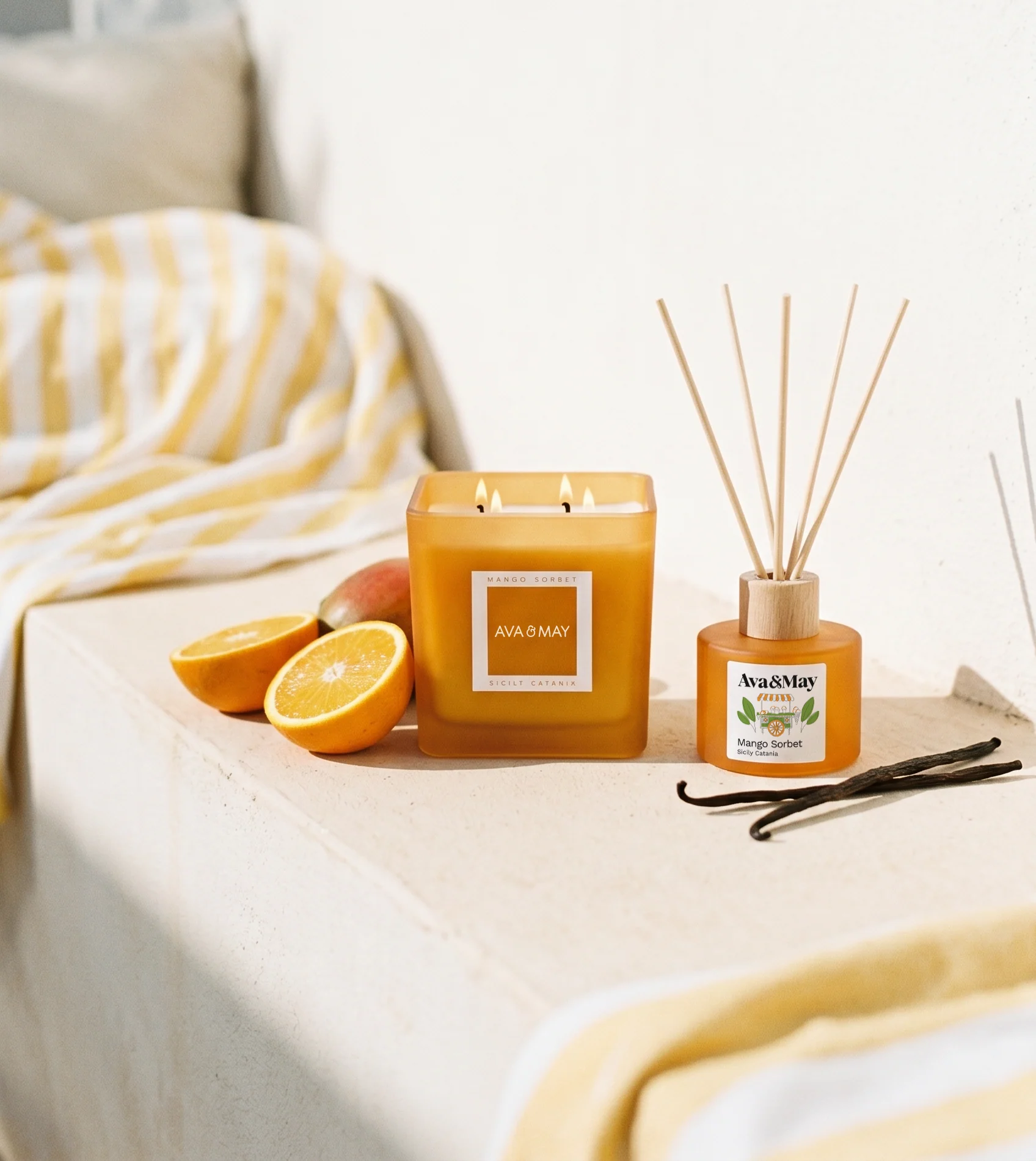 Mango Sorbet Home Fragrance Set - Image 5